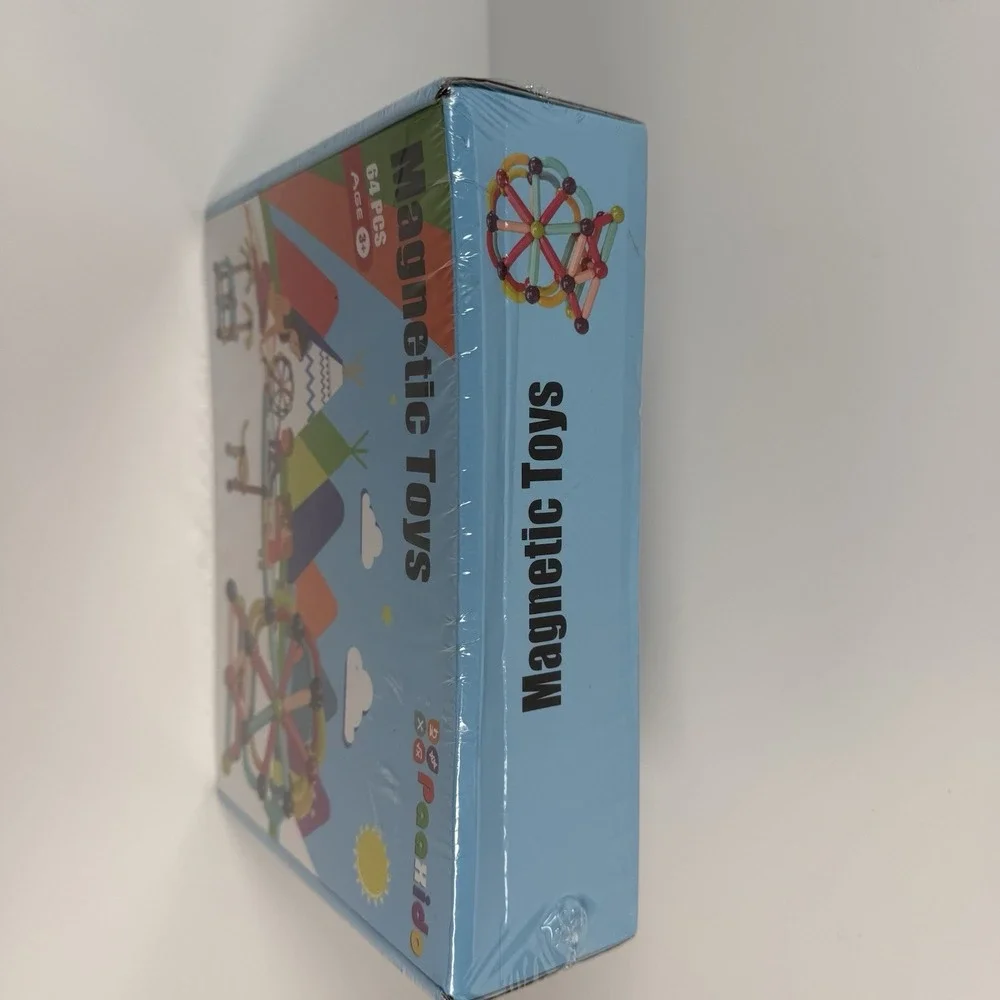 Paaxido‎ Magnetic Toys 64 Pieces NEW Children Building Create Ages 3+